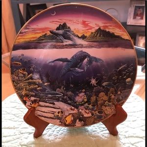 Danbury Mint Underwater Paradise Ltd. Ed. Plate